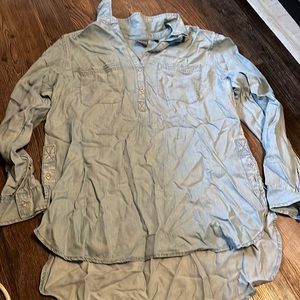 Soho Jeans half button down size large